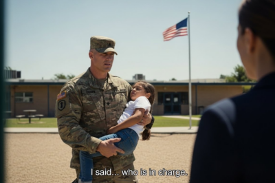 They forced my little girl to stand on the scorching asphalt for two hours because she couldn’t afford a ‘tribute’ to the popular crowd. They didn’t know her father was coming home early from deployment. They didn’t know I was an MP with zero patience for bullies. When I walked onto that playground in full uniform, the silence was louder than a scream.