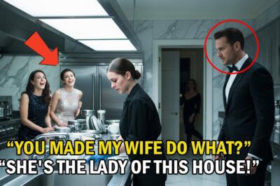 They Ordered Her to Wash Dishes at the Gala… Not Knowing Her Husband Owned the Mansion