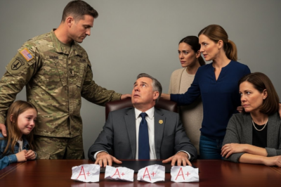 THEY TORN MY DAUGHTER’S PERFECT TEST RIGHT IN FRONT OF US, CALLING HER MILITARY DAD’S SACRIFICE AN “EXCUSE.” WHAT HAPPENED NEXT WHEN A DEPLOYED US ARMY MAJOR, STILL WEARING THE DUST OF KANDAHAR, WALKED THROUGH THAT DOOR, SILENCED THE ENTIRE SCHOOL ADMINISTRATION, AND REMINDED THEM WHAT TRUE HONOR LOOKS LIKE, IS A STORY AMERICA NEEDS TO HEAR.