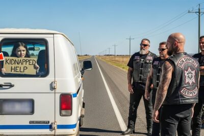 A Kidnapped Girl Signaled the Bikers — They Didn’t Think Twice