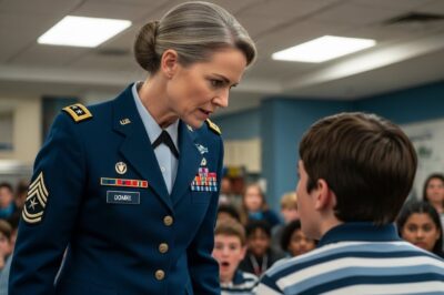 The Bullies Laughed When He Cried Over A Torn Photo. They Didn’t Know His Mother Was A 4-Star General Standing Behind Them.