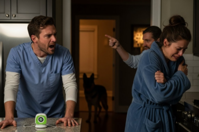 We Locked The Dog Out To Protect The Baby. He Broke The Door Down To Save Him.