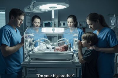 My Baby Was Declared Stillborn. The Doctors Said, “No Heartbeat.” As My 7-Year-Old Son Held His Lifeless Brother to Say Goodbye, He Whispered Five Words… and the Impossible Happened. The Cry That Ripped Through That Silent Delivery Room Defied Medicine, Shattered My Grief, and Uncovered a Secret That Proved This Was More Than a Miracle – It Was a Reckoning.