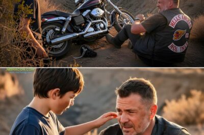 Homeless Boy Led a Wounded Biker Back to the Highway–What 600 Hells Angels Did Next Will Shock You