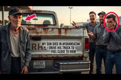 Truckers Laughed at His Rusty Pickup — Until They Read the Bumper Sticker That Broke Their Hearts