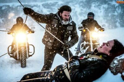 “Our mother is tied to a rock in the middle of a snowstorm… Please help her,” The bikers’ actions were horrific.