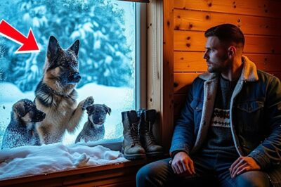 At -30°C, A German Shepherd Begged a Veteran for Shelter — His Choice Changed Everything!