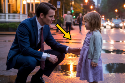 A Little Girl Asked to Fix Their Door—What the CEO Next Door Did That Night Changed Three Lives Forever