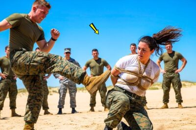 “Kneel Before Me!” They Crushed Her Down — She Shattered Both Their Legs Before 282 Navy SEALs