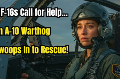 4 F-16s Call for Help — An A-10 Warthog Swoops In to Rescue