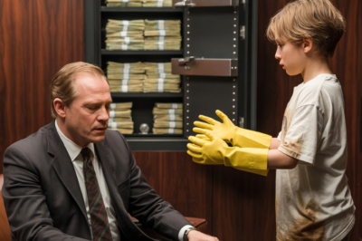 A Billionaire Tested His Janitor’s Son—But the Boy’s Kindness Changed His Heart, His Fortune, and His Entire Legacy