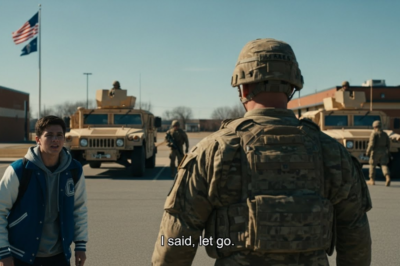 The High School Bully Thought It Was Funny To Push My Disabled Daughter. He Stopped Laughing When He Saw The 12 Angry Soldiers Standing Behind Me.