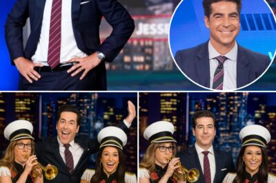 FOX NEWS BREAK: You Won’t Believe What Just Happened on Jesse Watters Primetime! — Emily Compagno and Kat Timpf crashed the show in “cheerleader outfits” and pulled Jesse Watters into the craziest dance routine Fox News has ever seen.