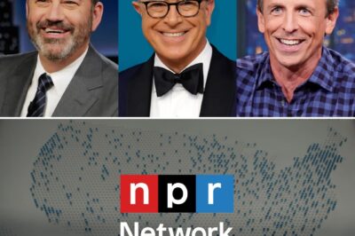 Late-Night Giants Jimmy Kimmel, Stephen Colbert, and Seth Meyers Pledge $1 Million to NPR, Kickstart Bold Free Speech Initiative