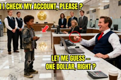 Black Kid in Worn-Out Shoes Went to Bank to Check Account — Manager Laughed Until He Saw the Balance