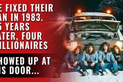 He Fixed Their Van in 1983 and Never Saw Them Again. 25 Years Later, Four Millionaires Show Up…