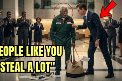 CEO Snatched Elderly Black Janitor’s Bag Searching for a Diamond Watch — Then The Truth SHOCKS All