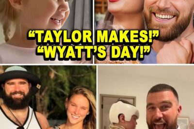 Holiday Mayhem: Taylor Swift’s Viral Christmas Gift Overwhelms Kylie Kelce with Noise and Laughter