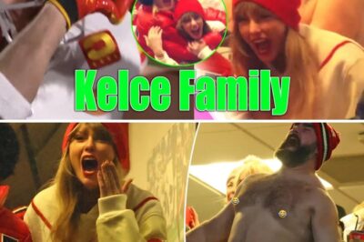 Chaos in the Cold: Jason Kelce’s Shirtless Rampage and Taylor Swift’s $1,800 Jacket Steal the Show at Chiefs-Bills Clash