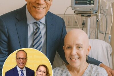 NBC anchor Lester Holt made a heartfelt revelation: “I stepped away from the show to stand by my wife and fight that illness with her,” explaining his exit from “Nightly News.” What really happened?