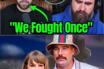 TRAVIS KELCE’S SHOCK ‘ZERO ARGUMENT’ BOMBSHELL: He Confesses He and Taylor Swift Have ‘Never Once’ Fought in 2.5 Years During Iconic Podcast Chat with George Clooney!