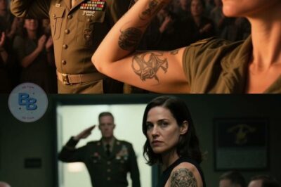 They Mocked Her Tattoo — Until the SEAL Commander Walked In, Saluted, and the Room Fell Silent.