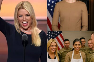 THE SILENT SHOCKWAVE: Pam Bondi’s Secret Thanksgiving Visit and the Mystery Whisper That Left Soldiers Stunned and the Internet Exploding.