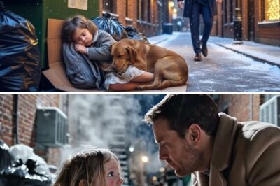Single Dad CEO Finds Little Girl & Her Dog Sleeping on Trash—The Truth Broke His Heart