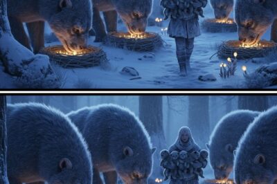 The Pack Mourned Their Cubs—Till the Human Walked In, Covered in Frost, Carrying Them All