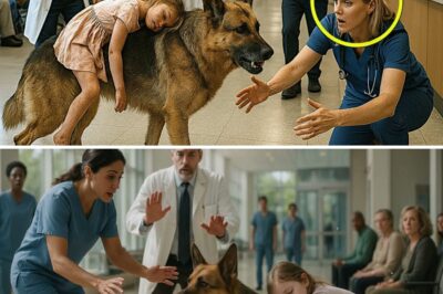 Police Dog Walks Into Hospital with a Wounded Little Girl – No One Could Believe What Followed!