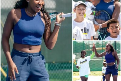 After being named “Style Influencer of the Year” at the annual FN Achievement Awards, Coco took time to meet with children at the USTA Billie Jean King Tennis Center in New York, where the tournament was taking place. She shared her journey from a little girl in Delray Beach to becoming a talented young tennis player in the United States. One child attending the event said, “Coco makes me believe that I can do it too!” These moments were captured and shared, creating a touching story of how Coco inspires young people, not only in New York, but also in the United States and around the world.
