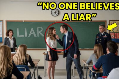 Teacher Calls New Girl a Liar About Her Dad’s Job — Went Silent When 4-Star General Walked In
