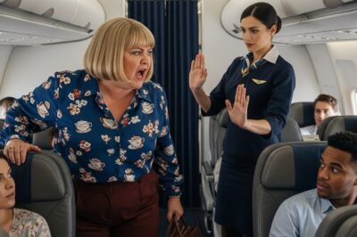Karen Tried to Sneak Into Business Class — Flight Attendant Made Her Walk Back in Front of Everyone.