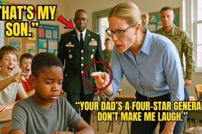 Teacher Calls Black Boy a Liar About His Dad’s Job — Speechless When the 4-Star General Arrived