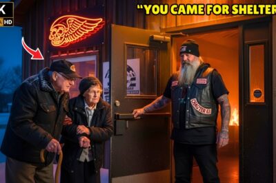 “We Can’t Walk Anymore, Can We Stay One Night?” Old Couple Said–What Hells Angels Did is Speechless