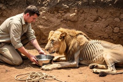 He Saved a Starving Lion in a Cruel Trap – What the Lion Did Next Left the Whole World in Tears