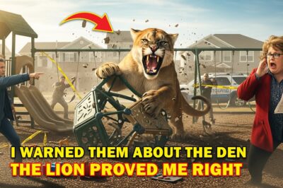 HOA Ignored My Warning About the Den — Then a Mountain Lion Showed Up in Their Playground