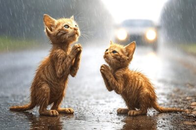 I Saw Two Dying Kittens Begging in the Rain — What Happened Next Changed Everything