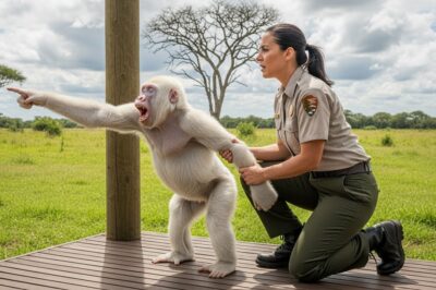 Albino Baby Gorilla Cries and Begs the Ranger to Follow, What Happened Next Was INCREDIBLE!
