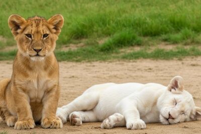 Lion Cub Refused to Leave Its Dying Sibling, What Happened Next Shocked Everyone