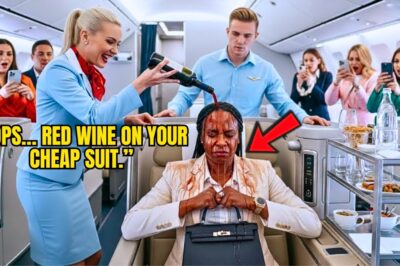 Black CEO Drenched in Wine by Flight Attendant, Then Her Badge Ends It All!