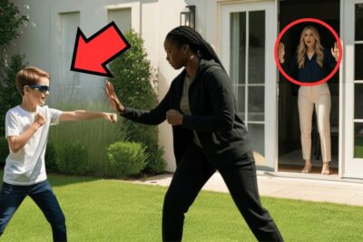 Billionaire Mother Caught Her Black Maid Teaching Her Blind Son to Fight — But the Truth Left Her Sp