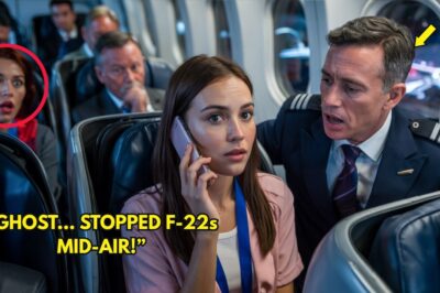 “She Was Just the Quietest Passenger — Until F-22 Pilots Heard Her Call and Froze”