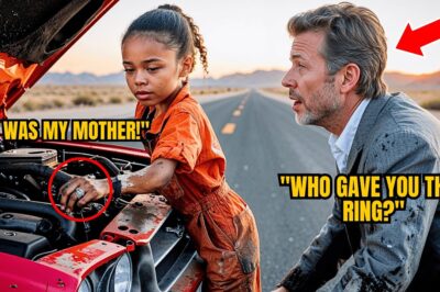 Little Black Girl Helps A Millionaire Fix His Mustang – When He Sees The RING On Her Finger…