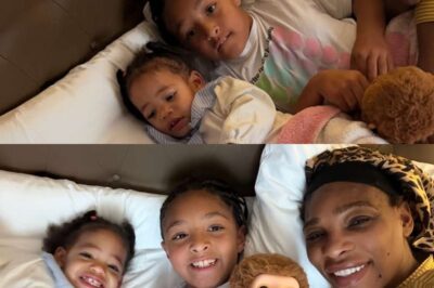 Serena Williams’ Precious Bedroom ‘Cuddle’ Session With Daughters Olympia and Adira Breaks the Internet