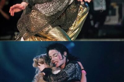 The stadium holds its breath as a female fan faints in Michael Jackson’s arms, and his gentle hug while singing “You Are Not Alone” makes millions of hearts flutter.