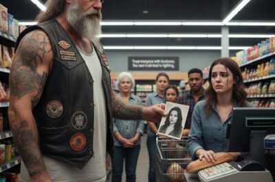 The Leather-Clad Biker Made the Store Manager Sob in Front of Everyone by Telling the Story of His Late Fiancée